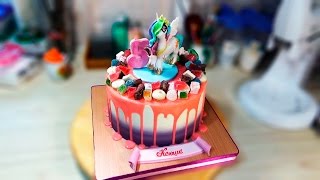 Оформление Гляссажем. Торт Литл Пони / Design Passagem. Cake Little Pony - Я - ТОРТодел!