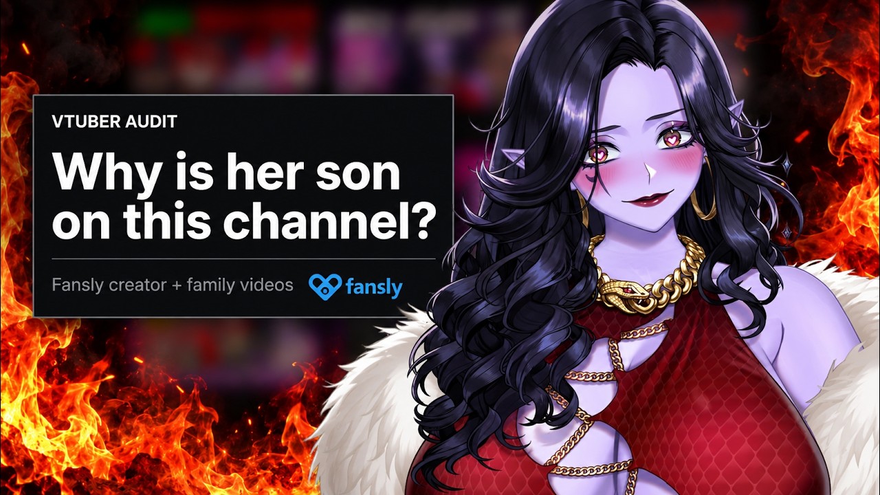 This Fansly Creator Uses Her Family For Content [Vexoria Vtuber Audit]
