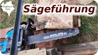 Guide Rail for Chainsaw under 50 € selfmade | Easy cheap chainsawmill DIY build