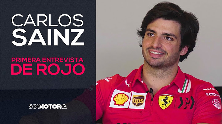 Carlos Sainz, la primera entrevista de rojo Ferrari | SoyMotor.com