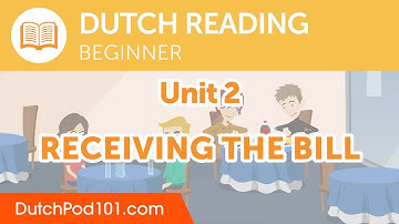Dutch Beginner Reading Practice - Receiving the Bill