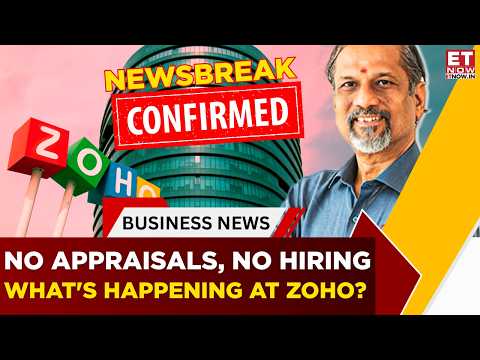Zoho Skips Appraisals, Freezes Hiring For 18 Months | Founder Warns Of Job Crisis! | Business News