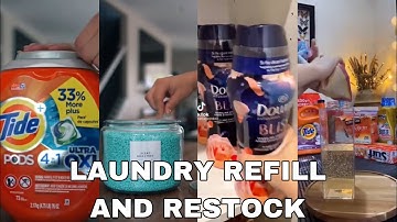 Laundry and Refill Restock (part 7)| TIKTOK COMPILATION