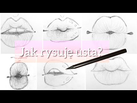 Jak narysować usta? Łatwe, szybkie szkice krok po kroku - poradnik