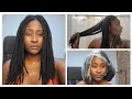 Vlogmas Day 5: Washing My Locs,  Hot Oil Treatment, Braiding My Locs.