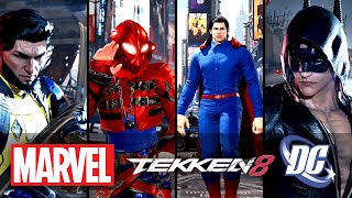 Tekken 8 Customization: MARVEL VS DC Edition