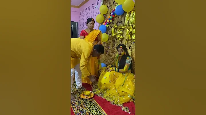 # papa k pyar # very emotional # haldi ceremony # viral video# maa#