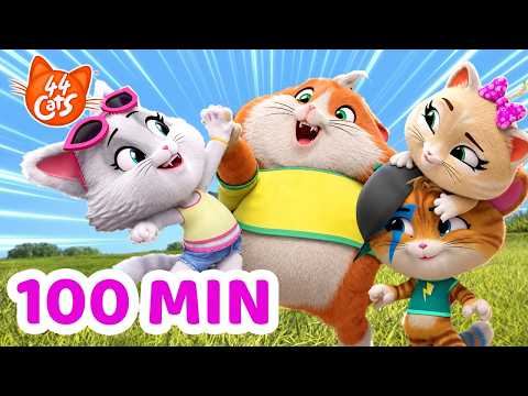 44 Cats | Small cats, big challenges! 🦸‍♂️ Over 100 minutes of Full Episodes