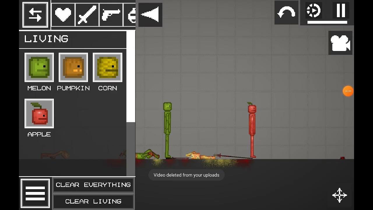 Melon Vs Apple ( Melons Playground ) YouTube