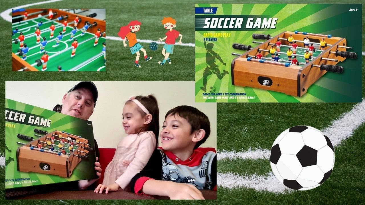 Looney Mooney's Table Soccer toy review YouTube