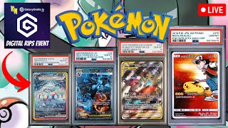 LIVE Pokemon Digital Rips! TAG TEAM And Reds Pikachu Grails!