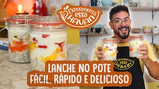 RECEITA FÁCIL DE OVERNIGHT OATS | CAFÉ DA MANHÃ | LANCHE NO POTE screenshot 3
