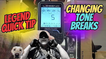 Quick Tip: Nokta Legend How-to Change Tone Breaks