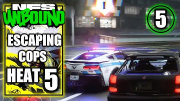 Need for Speed Unbound - Escaping Cops Heat 5 - Gameplay Playthrough Part 5