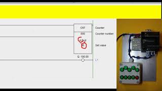 Tutorial PLC 11: Counter CNT Omron Cp1e [Bahasa Malaysia]