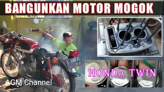 TRICK‼️ MENGHIDUPKAN MOTOR MOGOK DARI GUDANG LAMA TAK TERPAKAI = Honda cb 125 Twin