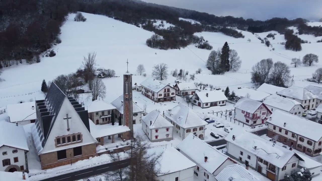 Aurizberri-Espinal #nieve #invierno #navarra #pirineos #pirineonavarro #dronevideo