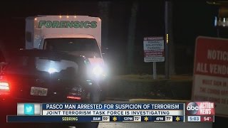 Pasco man arrested for suspicion of terrorism