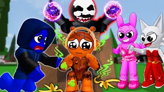 Bluey Tries to Save Orangy from Evil Blacky While Pinky and Whitey Watch! | Spunki & Friends