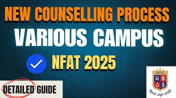 🎯NEW COUNSELLING PROCESS NFAT 2025 | LIVE DISCUSSION | NFAT | FORENSIC EDUCATORS
