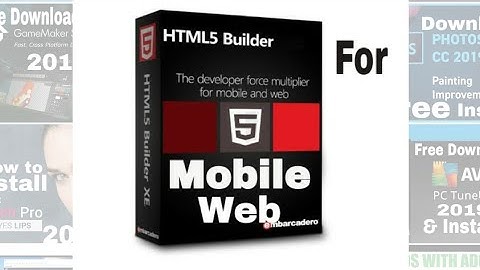 Embarcadero HTML 5 Builder free download and install 2019
