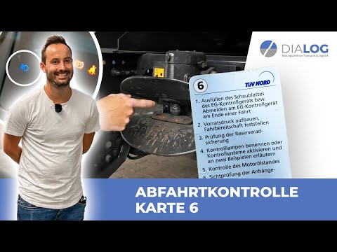 Abfahrtskontrolle Karte 6 erklärt (LKW/Klasse C) | DIALOG BZ