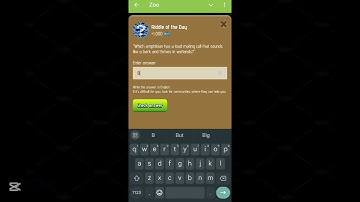 Zoo Riddle Of the Day 23rd December