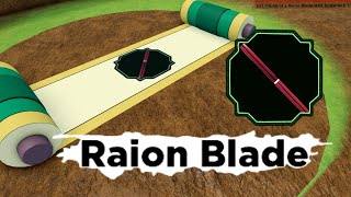 Raion Blade spawn location - Shindo Life