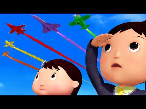 Amazing Air Show Adventure! ✈️ Count the Colorful Planes | 👼Little Baby Bum - Preschool Playhouse