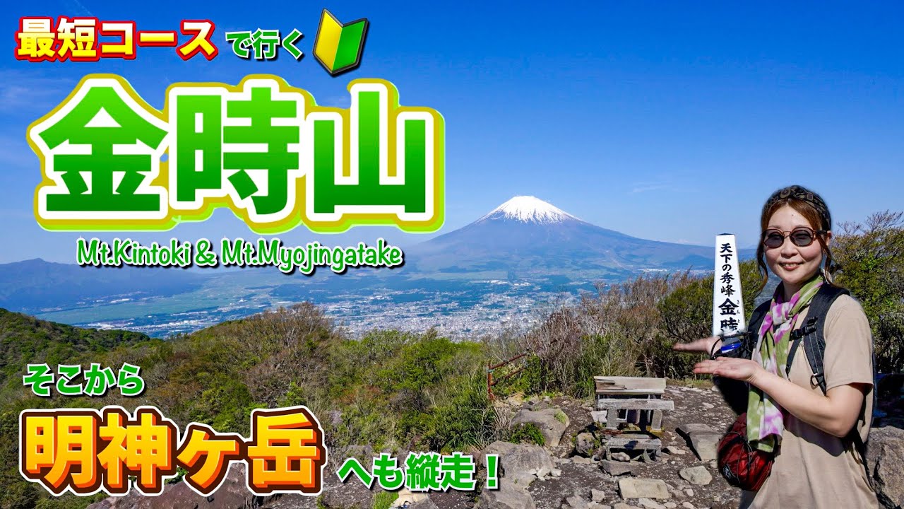 Day Hike] Just one hour one way! Mt. Kintoki offers beautiful