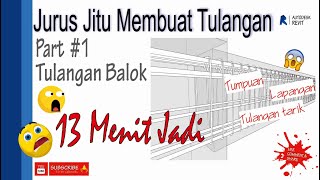 Jurus Jitu Membuat Penulangan Revit Part #1 Beam/Balok