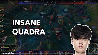 Deft gets an INSANE Quadra vs DK