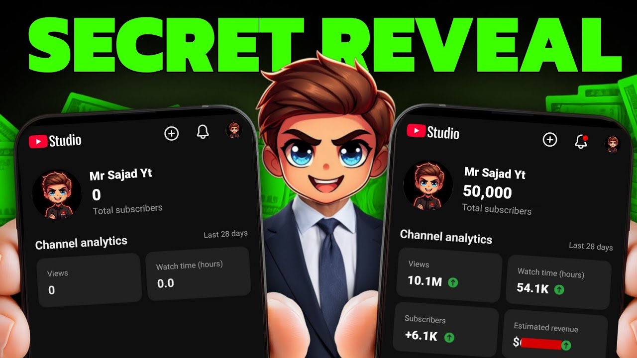 0 - To 50K Subscribers Secret Reveal ( With @decodingyt 😍