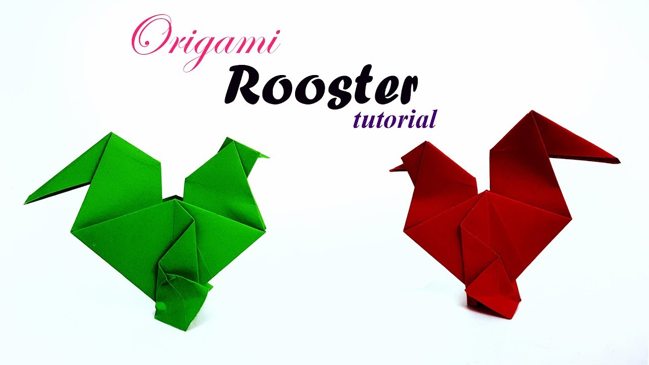 How To Make A Traditional Origami Rooster Page 4