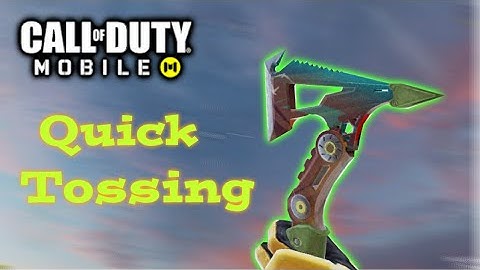 Quick Tossing tomahawk and super rare bonus tip for CALL OF DUTY MOBILE ; CODM