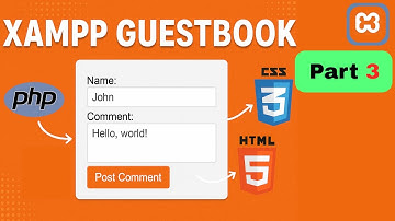Create a PHP Guestbook with XAMPP Part 3 | HTML & CSS Tutorial #php #coding #programming #easy #html