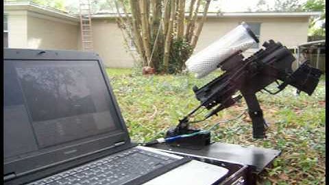 Autonomous Turret Sentry: Prototype 9 (video 9 of 18)