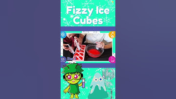 Fizzy Ice Cubes | Science Experiment #shorts