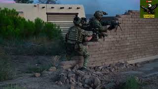 Breaching a Simulated Hell Extreme Infiltration by a U S Rescue Squadron