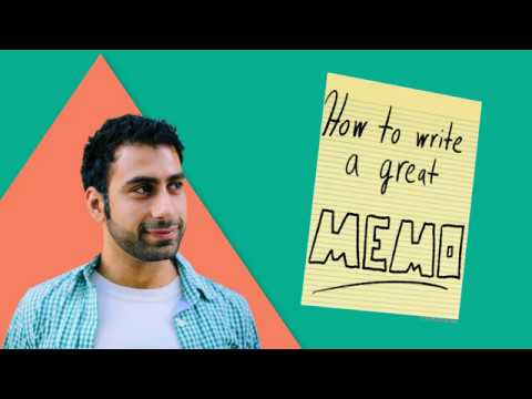 Video: Wie Schreibe Ich Ein Memo