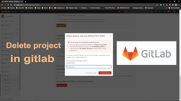 How to remove a Gitlab project?