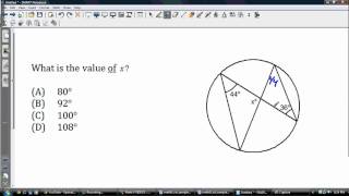 More central angle, inscribed angle and tangent problems