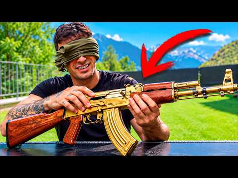 GUESS THE WEAPON JUST BY TOUCH !! *BLINDFOLDED*