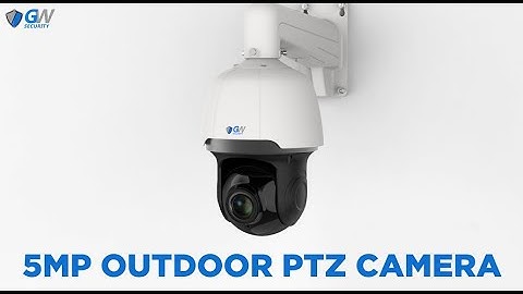 GW Security GW555PTZ 5MP IP PTZ 4.3mm-142mm Motorized Lens Auto-Tracking Security Camera