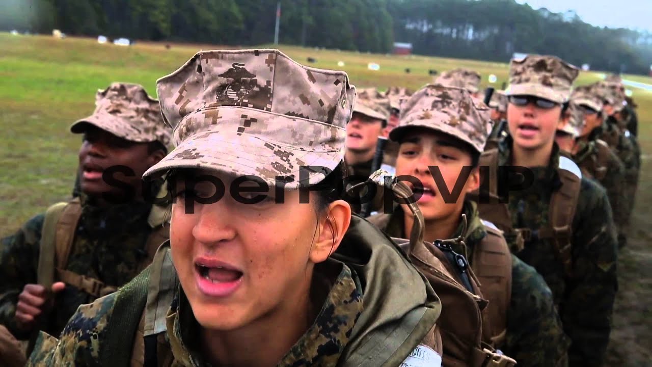 Female Marine recruits go over safety procedures while wa... YouTube