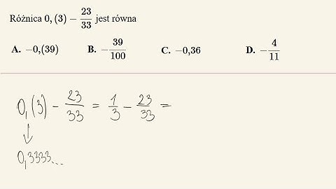 Matura 2021 - zadanie 5 - ułamki