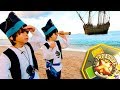 EL MAPA del TESORO DE TREASURE X 🎁 El MONO LADRON 🙉roba a los PIRATAS Dani y Evan!! ☠