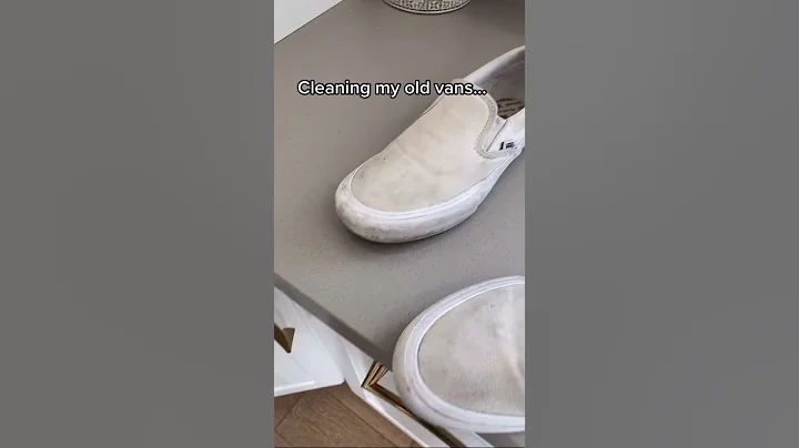 How to clean your WHITE VANS! DIY TIK TOK HACK!