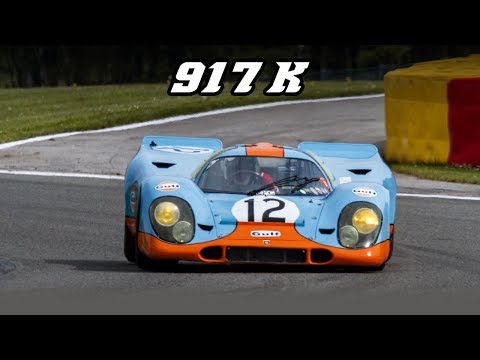 Thumbnail for Porsche 917K racing at Spa 2019 (incl. revving)