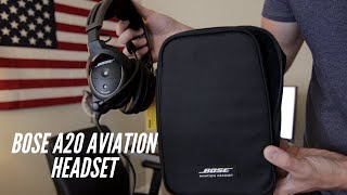 Bose A20 Aviation Headset Unboxing